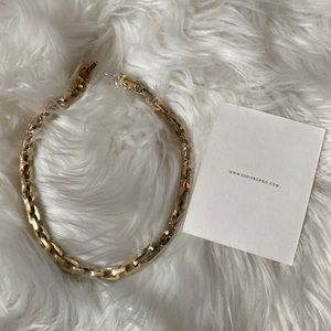 Gold Supra Link chain necklace